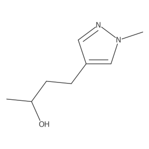 4-(1-methyl-1H-pyrazol-4-yl)butan-2-ol Structure
