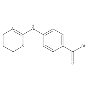4-(5,6-dihydro-4H-1,3-thiazin-2-ylamino)benzoic acid Structure