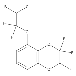 5-(1',1',2'-Trifluoro-3'-chloroethoxy)-3,3,2-trifluorobenzodioxan Structure