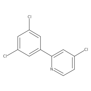 4-Chloro-2-(3,5-dichlorophenyl)pyridine Structure
