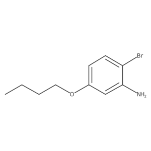 2-Bromo-5-butoxy-phenylamine结构式