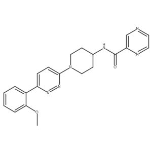 N-{1-[6-(2-methoxyphenyl)pyridazin-3-yl]piperidin-4-yl}pyrazine-2-carboxamide Structure