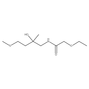 2-ethoxy-N-(2-hydroxy-2-methyl-4-(methylthio)butyl)acetamide结构式