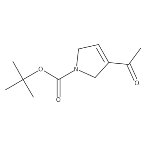 Tert-butyl 3-acetyl-2,5-dihydro-1H-pyrrole-1-carboxylate Structure