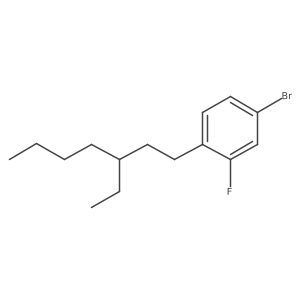 4-Bromo-1-(3-ethylheptyl)-2-fluorobenzene结构式