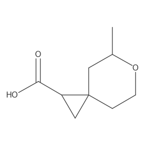 5-Methyl-6-oxaspiro[2.5]octane-1-carboxylic acid结构式