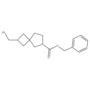 Benzyl 2-(mercaptomethyl)-6-azaspiro[3.4]octane-6-carboxylate Structure