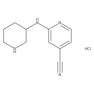(S)-2-(piperidin-3-ylamino)isonicotinonitrile hydrochloride结构式
