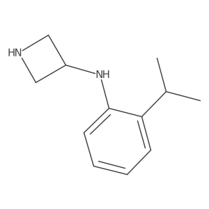 N-[2-(1-Methylethyl)phenyl]-3-azetidinamine结构式