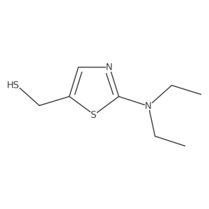 [2-(Diethylamino)-1,3-thiazol-5-yl]methanethiol结构式