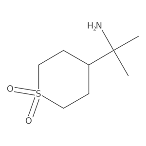 4-(2-Aminopropan-2-yl)-1lambda6-thiane-1,1-dione结构式