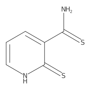 2-Sulfanylpyridine-3-carbothioamide结构式