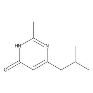 6-Isobutyl-2-methylpyrimidin-4-ol结构式
