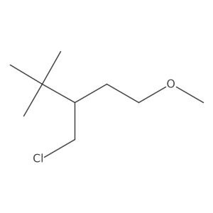 3-(Chloromethyl)-1-methoxy-4,4-dimethylpentane Structure