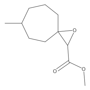 Methyl 6-methyl-1-oxaspiro[2.6]nonane-2-carboxylate结构式