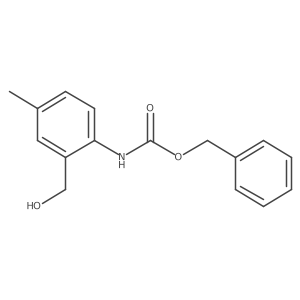 benzyl N-[2-(hydroxymethyl)-4-methylphenyl]carbamate Structure