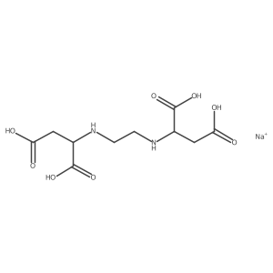 sodium;(2S)-2-[2-[[(1S)-1,2-dicarboxyethyl]amino]ethylamino]butanedioic acid Structure