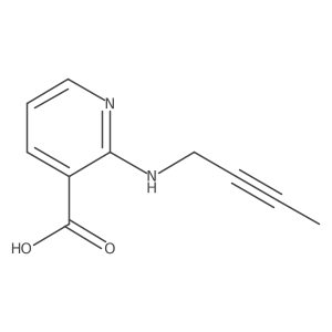 2-[(But-2-yn-1-yl)amino]pyridine-3-carboxylic acid Structure