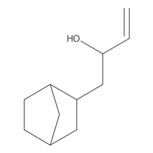 1-{Bicyclo[2.2.1]heptan-2-yl}but-3-en-2-ol结构式