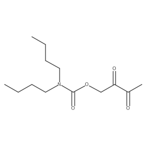 Carbamic acid, dibutyl-, 2,3-dioxobutyl ester Structure