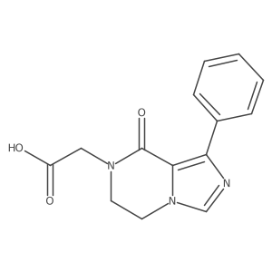 2-(8-Oxo-1-phenyl-5,6-dihydroimidazo[1,5-a]pyrazin-7(8H)-yl)acetic acid结构式