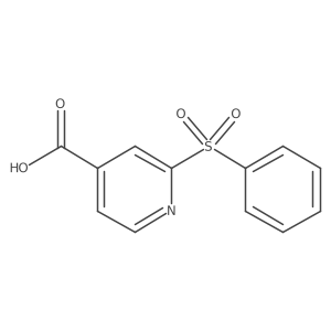 2-(Phenylsulfonyl)isonicotinic acid Structure