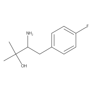 3-Amino-4-(4-fluorophenyl)-2-methylbutan-2-ol Structure