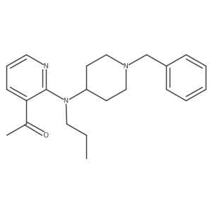 1-[2-[(1-Benzylpiperidin-4-yl)-propylamino]pyridin-3-yl]ethanone Structure