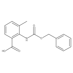 2-{[(Benzyloxy)carbonyl]amino}-3-methylbenzoic acid结构式