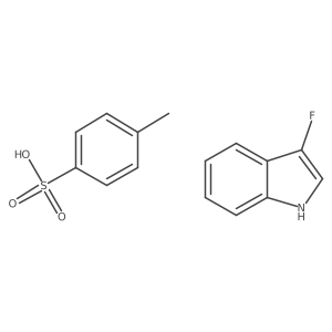 3-Fluoro-1H-indole 4-methylbenzenesulfonate结构式