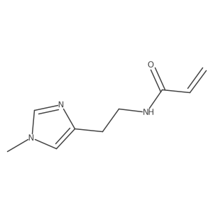 N-[2-(1-Methylimidazol-4-yl)ethyl]prop-2-enamide结构式
