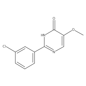2-(3-Chlorophenyl)-5-methoxypyrimidin-4-ol Structure