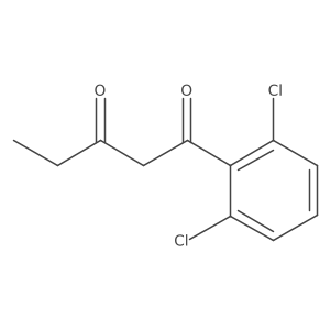 1-(2,6-Dichlorophenyl)pentane-1,3-dione Structure