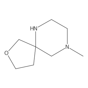 9-Methyl-2-oxa-6,9-diazaspiro[4.5]decane Structure