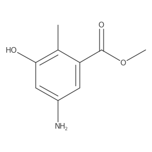 Methyl 5-amino-3-hydroxy-2-methylbenzoate Structure