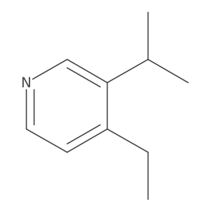 4-Ethyl-3-isopropylpyridine结构式
