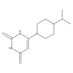 6-(4-isopropylpiperazin-1-yl)pyrimidine-2,4(1H,3H)-dione Structure