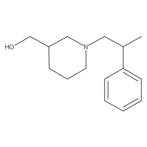 (1-(2-Phenylpropyl)piperidin-3-yl)methanol结构式