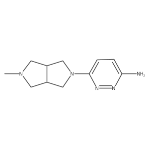 6-{5-Methyl-octahydropyrrolo[3,4-c]pyrrol-2-yl}pyridazin-3-amine Structure