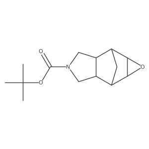 Tert-butyl (1R,2S,6R,7S,8R,10S)-9-oxa-4-azatetracyclo[5.3.1.02,6.08,10]undecane-4-carboxylate Structure