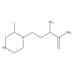 2-Amino-4-(2-methylpiperazin-1-yl)butanamide Structure