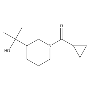 2-(1-Cyclopropanecarbonylpiperidin-3-yl)propan-2-ol Structure