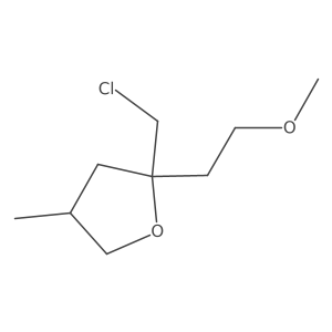2-(Chloromethyl)-2-(2-methoxyethyl)-4-methyloxolane Structure