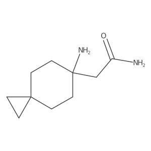2-{6-Aminospiro[2.5]octan-6-yl}acetamide Structure