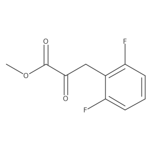 Methyl 3-(2,6-difluorophenyl)-2-oxopropanoate结构式