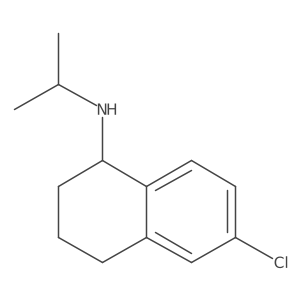 6-chloro-N-(propan-2-yl)-1,2,3,4-tetrahydronaphthalen-1-amine结构式