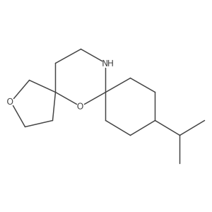 10-(Propan-2-yl)-2,6-dioxa-13-azadispiro[4.1.5^{7}.3^{5}]pentadecane Structure