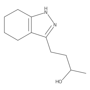 (2R)-4-(4,5,6,7-tetrahydro-1H-indazol-3-yl)butan-2-ol Structure