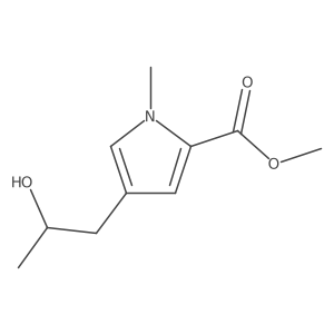 methyl 4-[(2R)-2-hydroxypropyl]-1-methyl-1H-pyrrole-2-carboxylate Structure