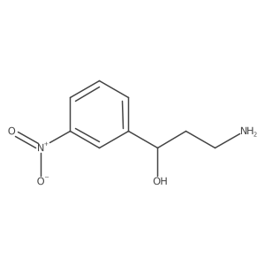 (1S)-3-amino-1-(3-nitrophenyl)propan-1-ol Structure